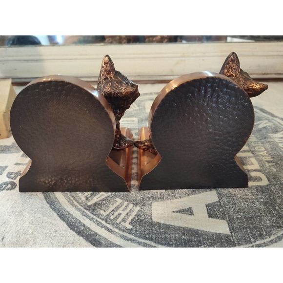 Vtg Art Deco Scotty Terrier Bookends Scottish Terrier Dog - Picture 8 of 13